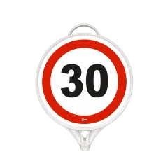 AZAMİ HIZ TABELASI 30 KM TEK TARAFLI PP 280x390 mm