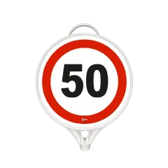 AZAMİ HIZ TABELASI 50 KM TEK TARAFLI PP 280x390 mm