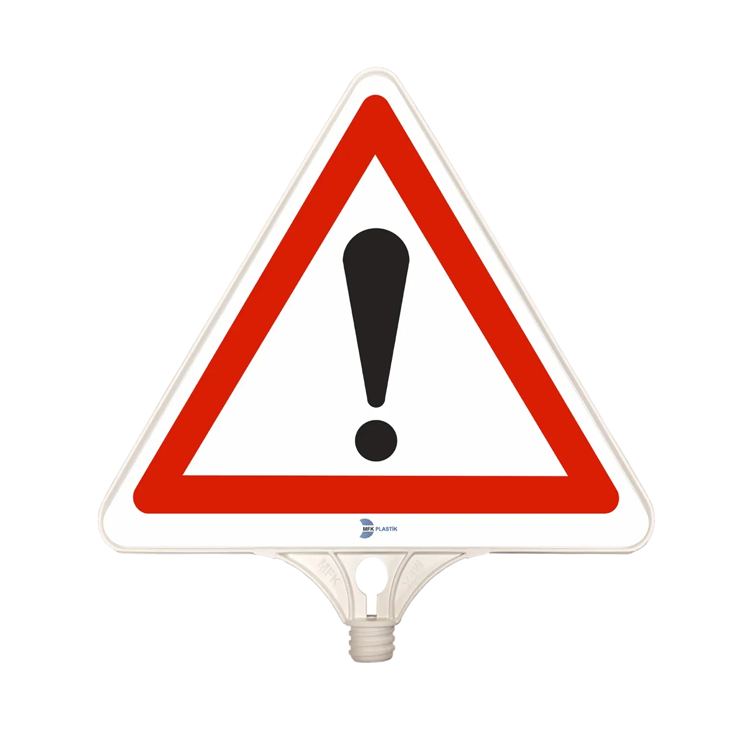 DİKKAT UYARI TABELASI ÇİFT TARAFLI PP 35x43 cm