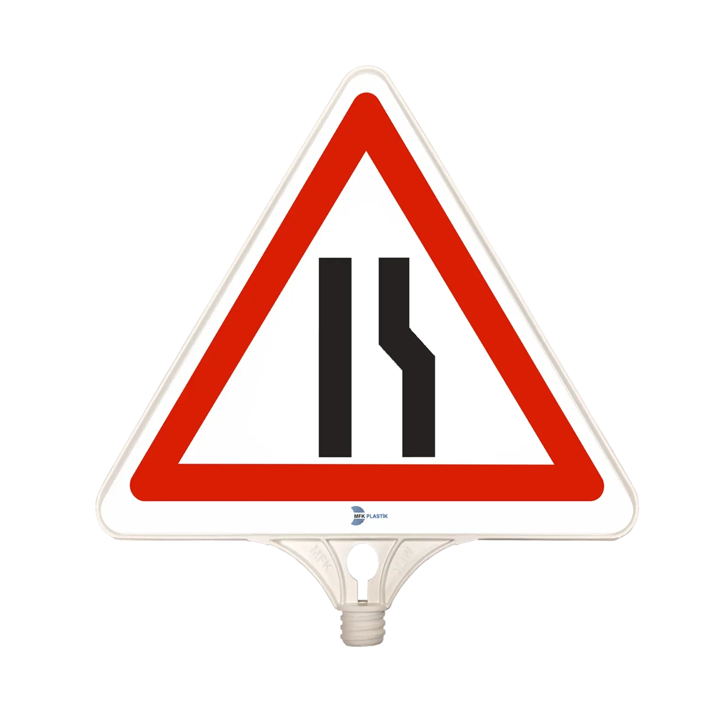 SAĞDAN DARALAN YOL TABELASI TEK TARAFLI PP 35x43 cm