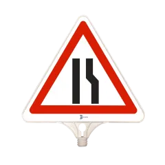 SAĞDAN DARALAN YOL TABELASI TEK TARAFLI PP 35x43 cm