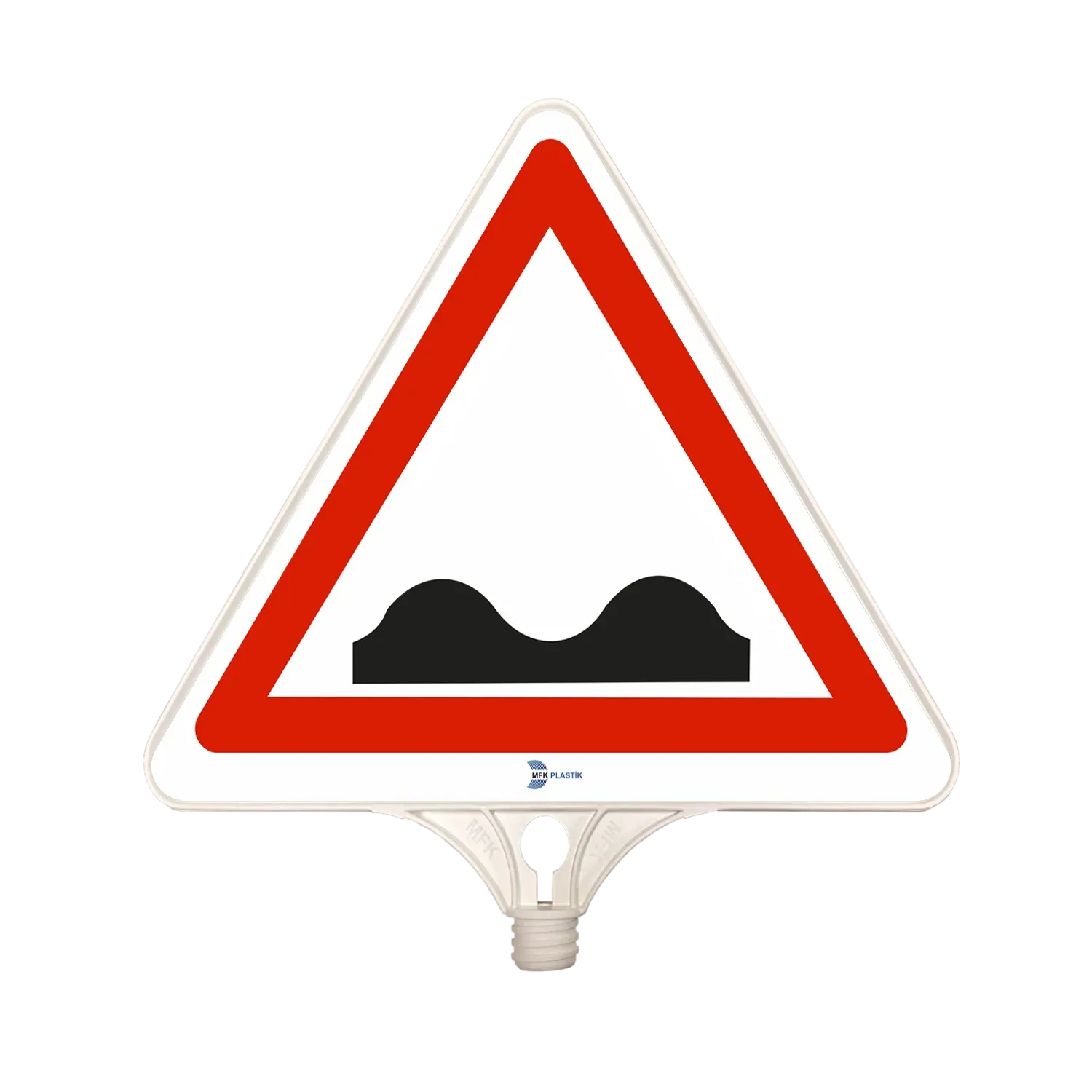 KASİSLİ YOL TABELASI TEK TARAFLI PP 35x43 cm