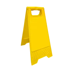 KAYGAN ZEMİN TABELASI SARİ PPC 29x61 cm