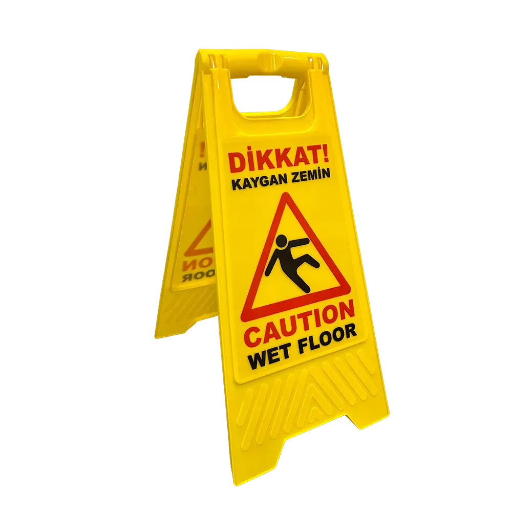 KAYGAN ZEMİN TABELASI BASKILI PPC 29x61 cm