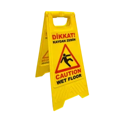 KAYGAN ZEMİN TABELASI BASKILI PPC 29x61 cm