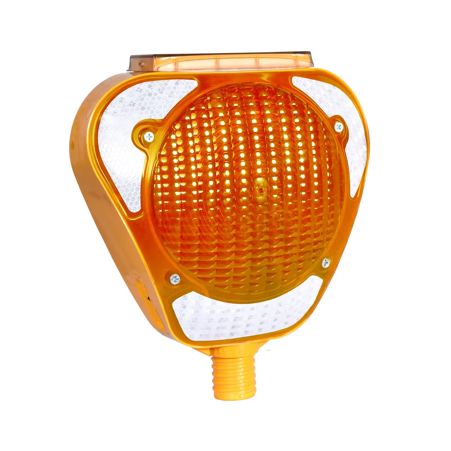 POWER LED'Lİ SOLAR FLAŞÖR SARI PC ABS 24x24 cm