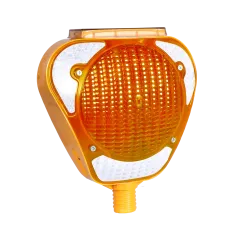 POWER LED'Lİ SOLAR FLAŞÖR SARI PC ABS 24x24 cm