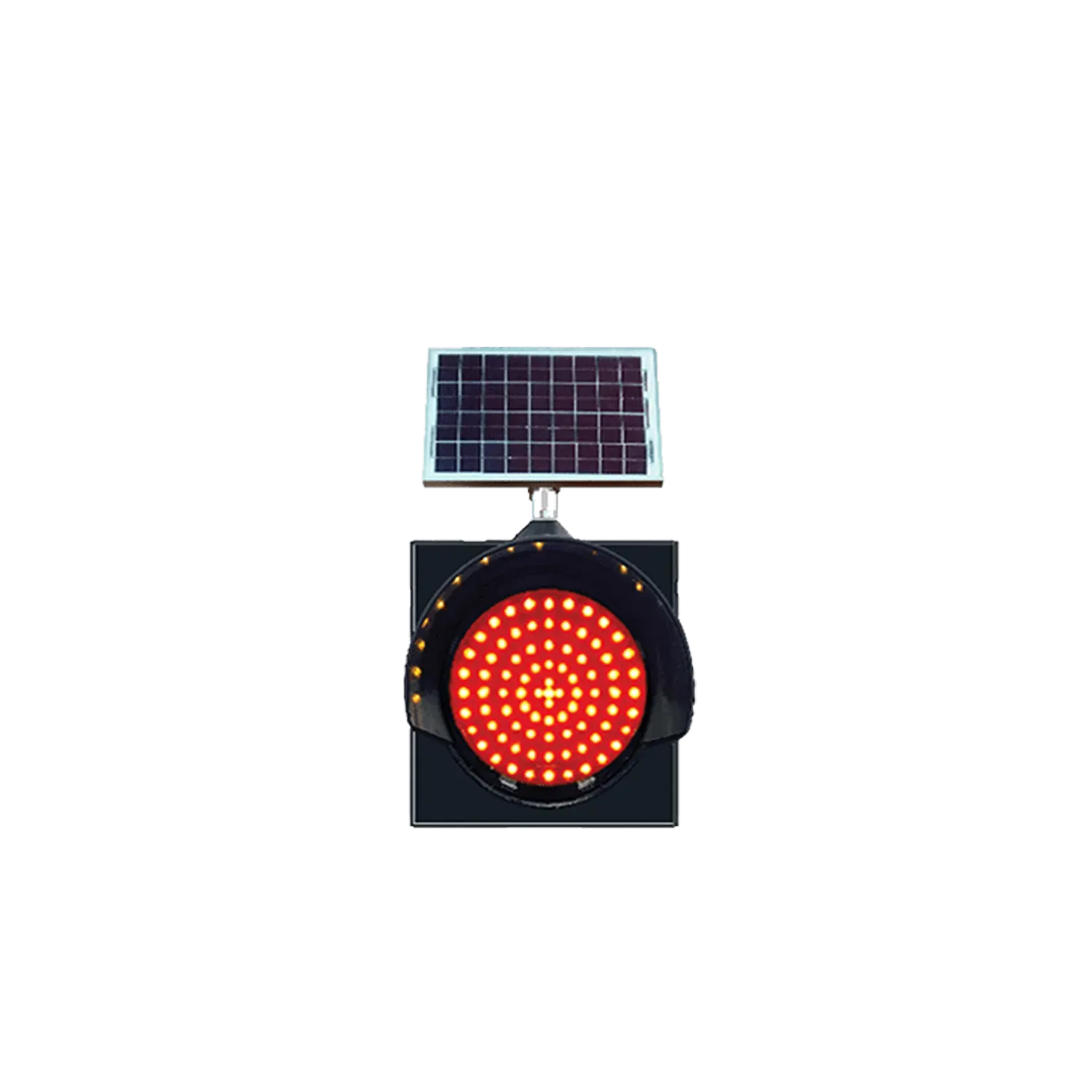 200'LÜK FLAŞÖR KIRMIZI SOLAR LED 200 mm