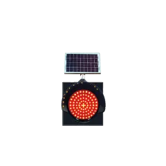 200'LÜK FLAŞÖR KIRMIZI SOLAR LED 200 mm