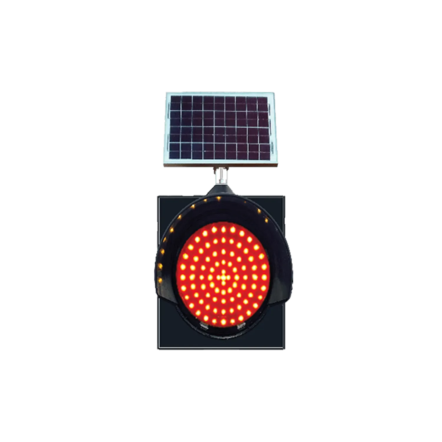 300'LÜK FLAŞÖR KIRMIZI SOLAR LED 300 mm