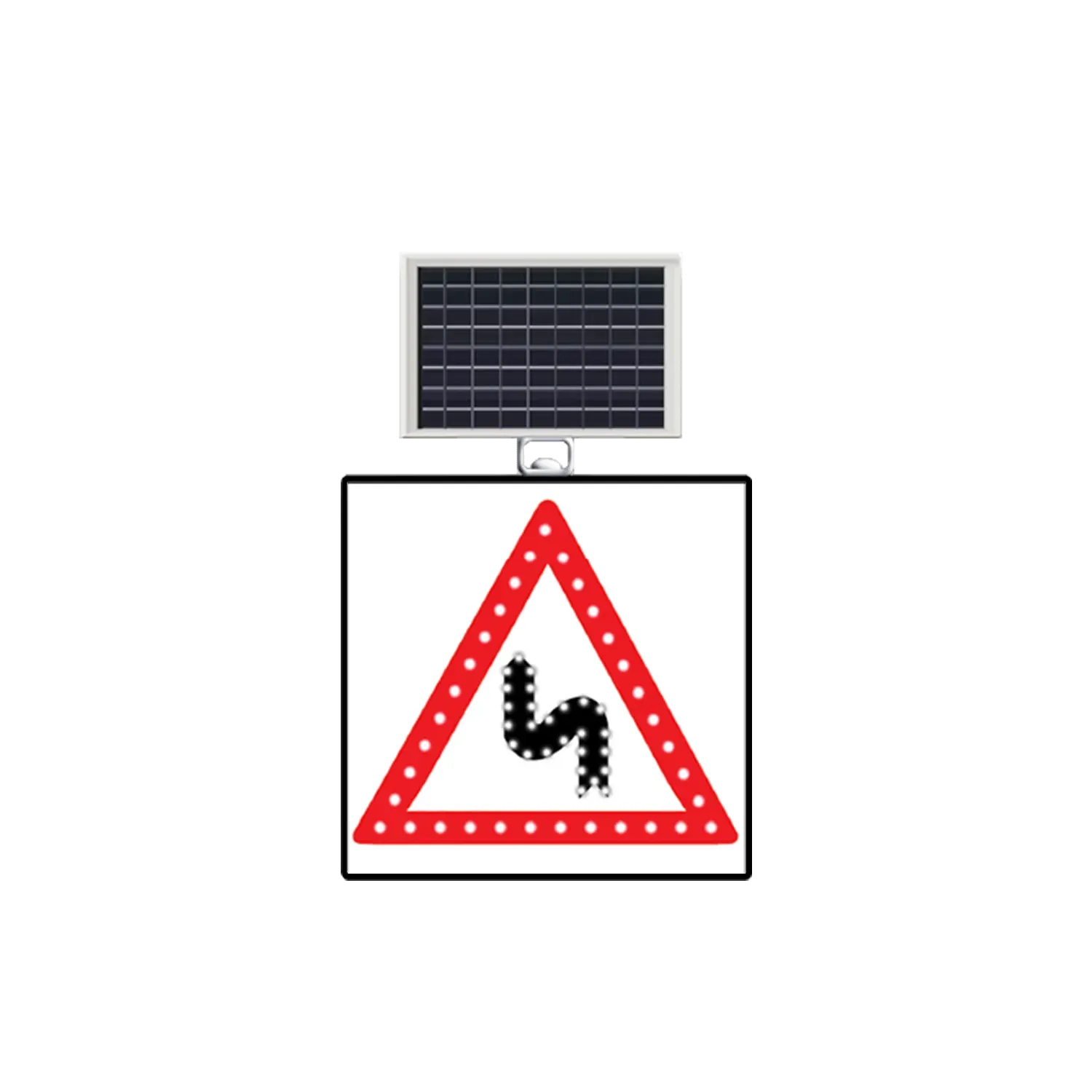 SOLA DEVAMLI VİRAJ LEVHASI SOLAR LED REFLEKTİF 60x60