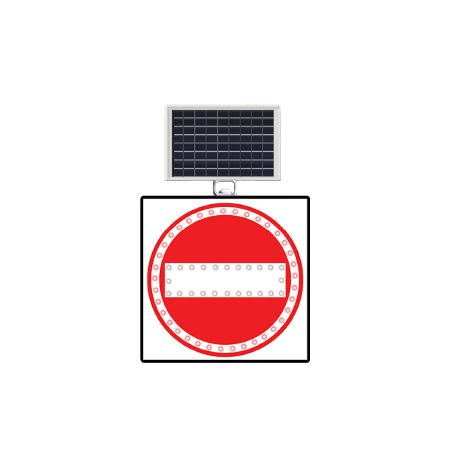 GİRİLMEZ LEVHASI SOLAR LED REFLEKTİF 60x60