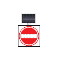 GİRİLMEZ LEVHASI SOLAR LED REFLEKTİF 60x60