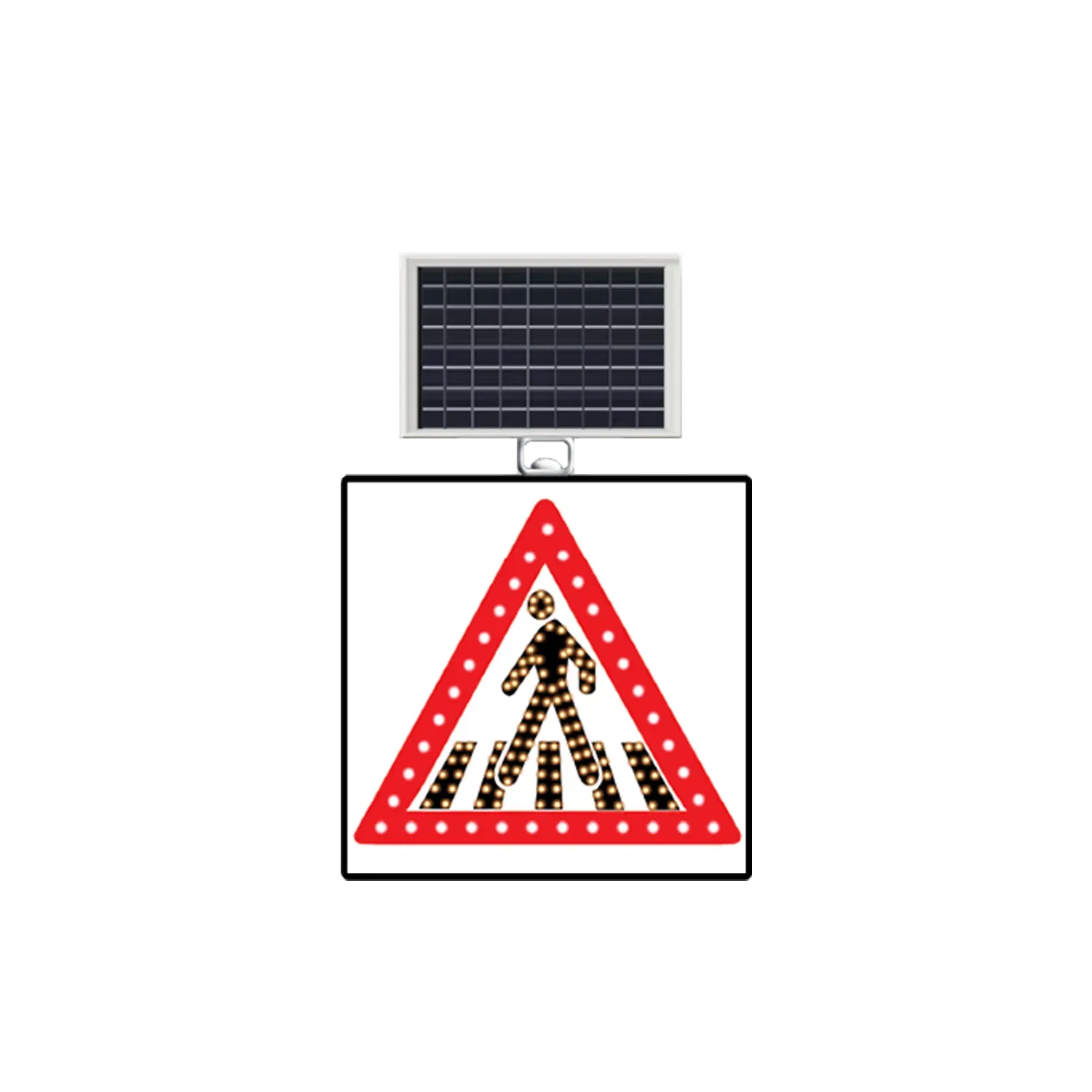 YAYA GEÇİDİ LEVHASI SOLAR LED REFLEKTİF 60x60