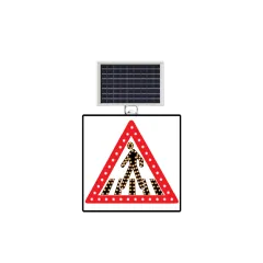 YAYA GEÇİDİ LEVHASI SOLAR LED REFLEKTİF 60x60