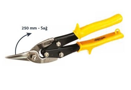 Tomax Alüminyum ve Sac Kesme Makası Sağ 250 mm