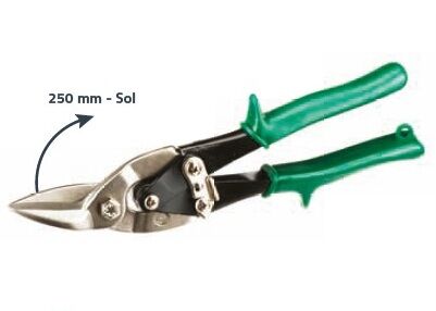 Tomax Alüminyum ve Sac Kesme Makası Sol 250 mm