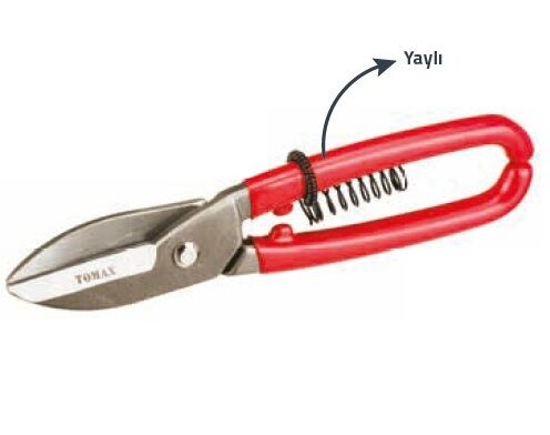 Tomax Yaylı Tenekeci Makası PVC 250 mm