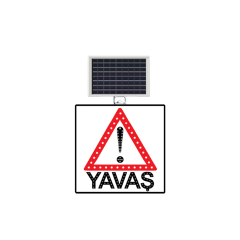 YAVAŞ LEVHASI SOLAR LED REFLEKTİF 60x60