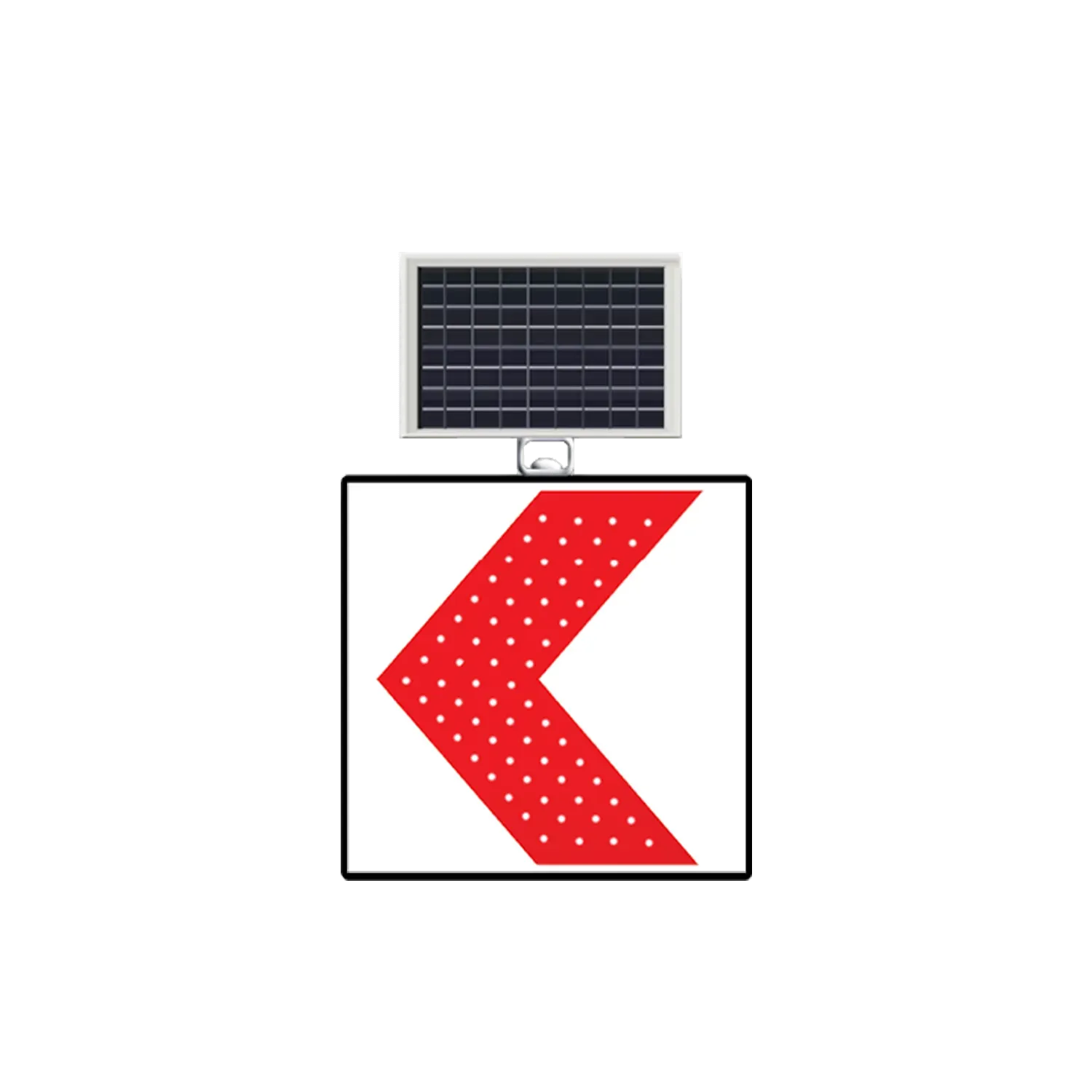 SOLA TEHLİKELİ VİRAJ LEVHASI SOLAR LED REFLEKTİF 60x60