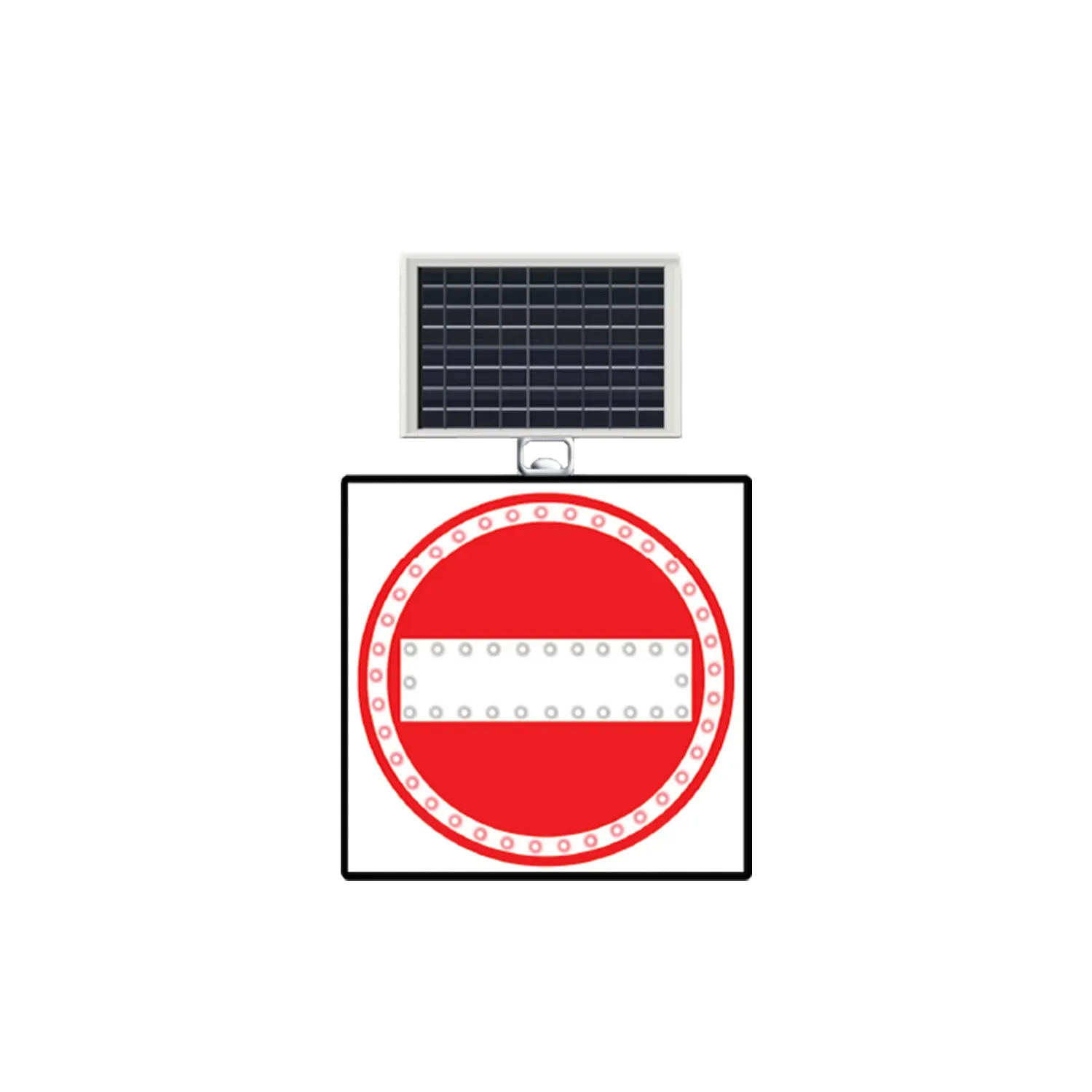 GİRİLMEZ LEVHASI SOLAR LED REFLEKTİF 60x60