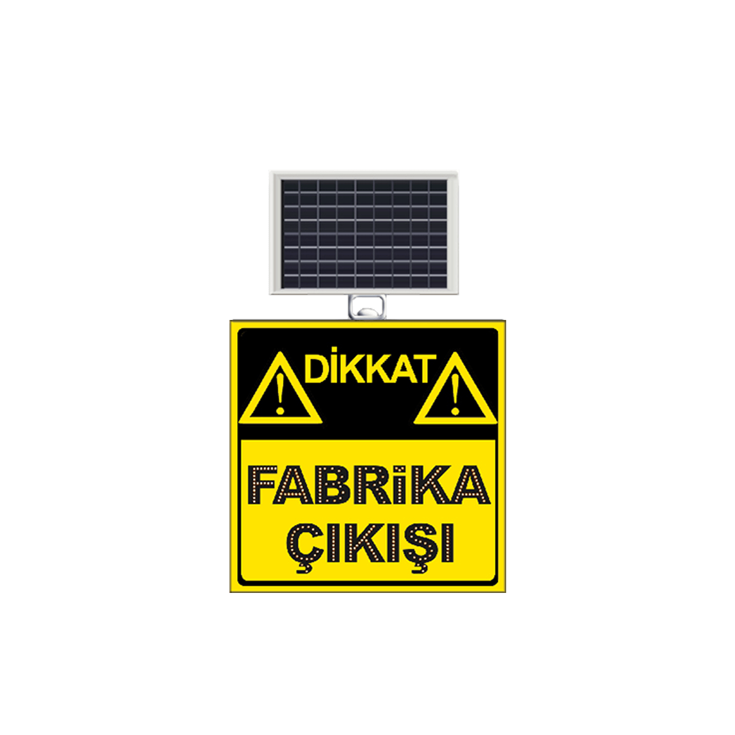 DİKKAT FABRİKA ÇIKIŞI LEVHASI SOLAR LED REFLEKTİF 60x60