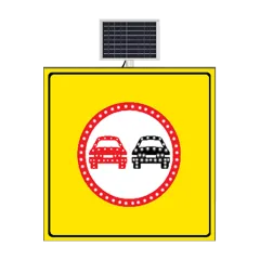 SOLLAMAK YASAK SARI ZEMİN LEVHASI 100x100 CM