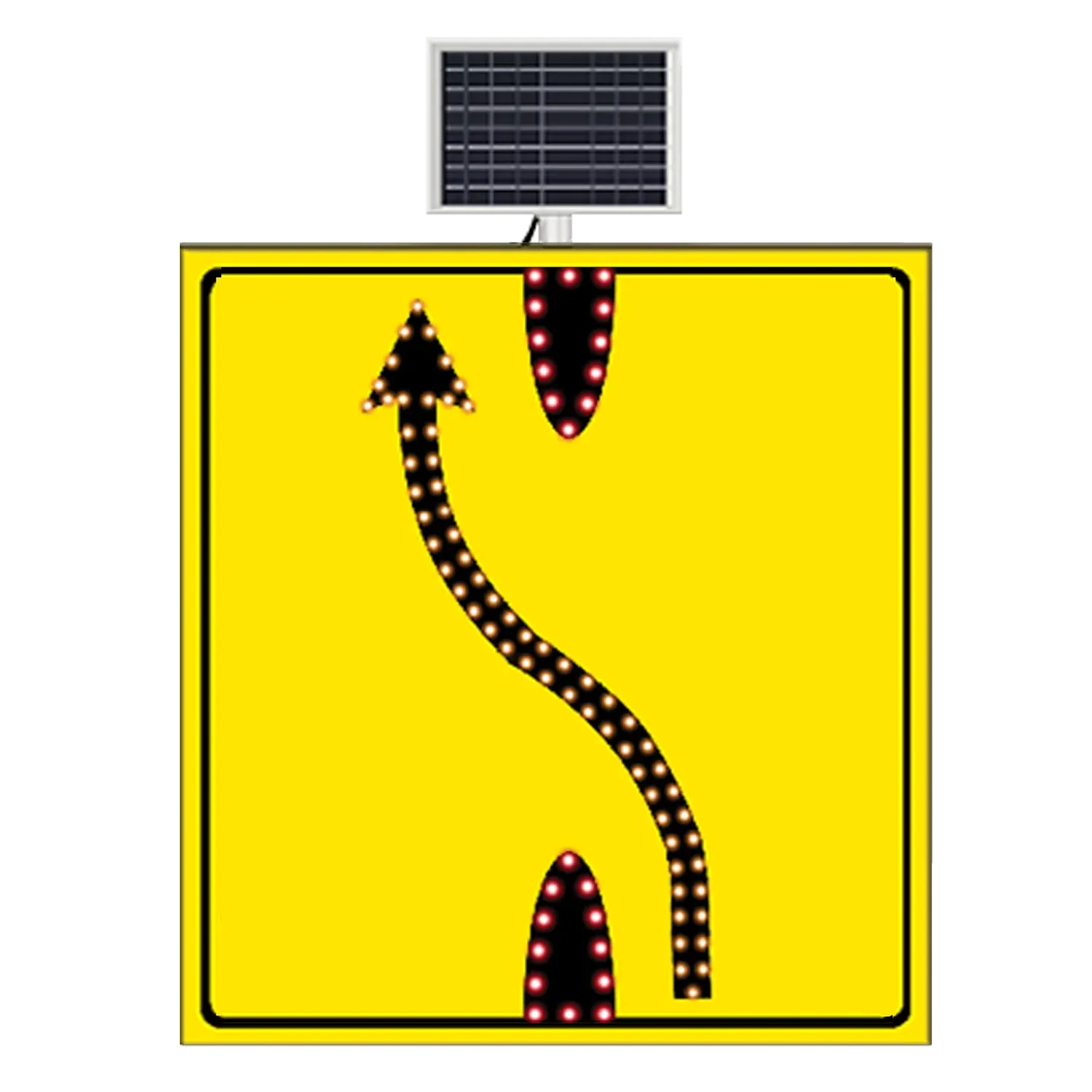 ŞERİT AKTARIMI SAĞ YOLDAN SOL YOLA SARI ZEMİN LEVHASI 110x120 CM