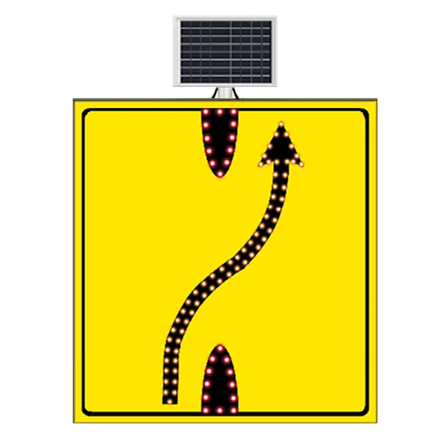 ŞERİT AKTARIMI SOL YOLDAN SAĞ YOLA SARI ZEMİN LEVHASI 110x120 CM