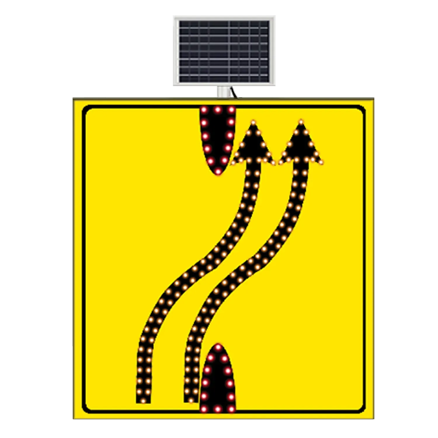 ŞERİT AKTARIMI ÇİFTLİ SOL YOLDAN SAĞ YOLA SARI ZEMİN LEVHASI 110x120 CM