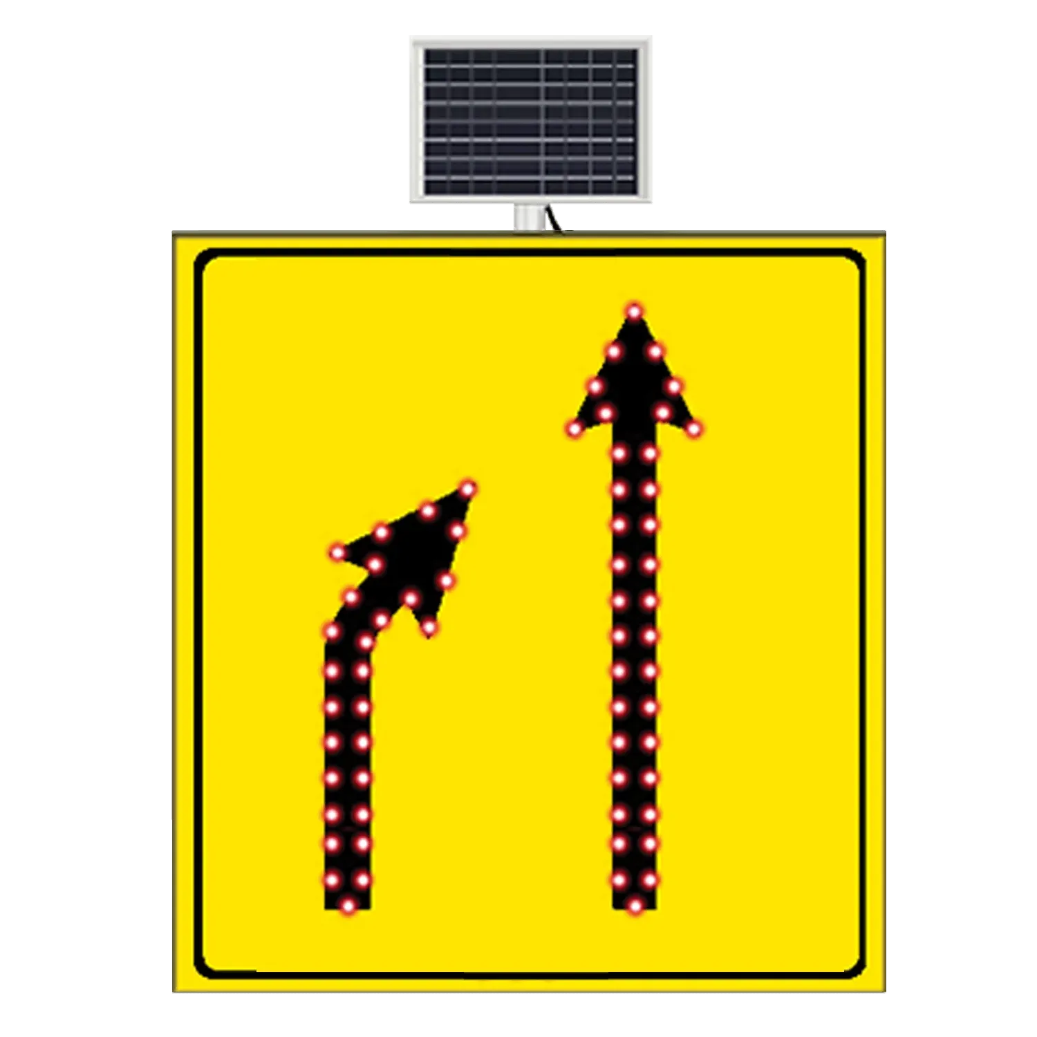 DARALAN YOL SOL YOLDAN SAĞ YOLA SARI ZEMİN LEVHASI 100x100 CM