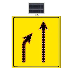 DARALAN YOL SOL YOLDAN SAĞ YOLA SARI ZEMİN LEVHASI 100x100 CM