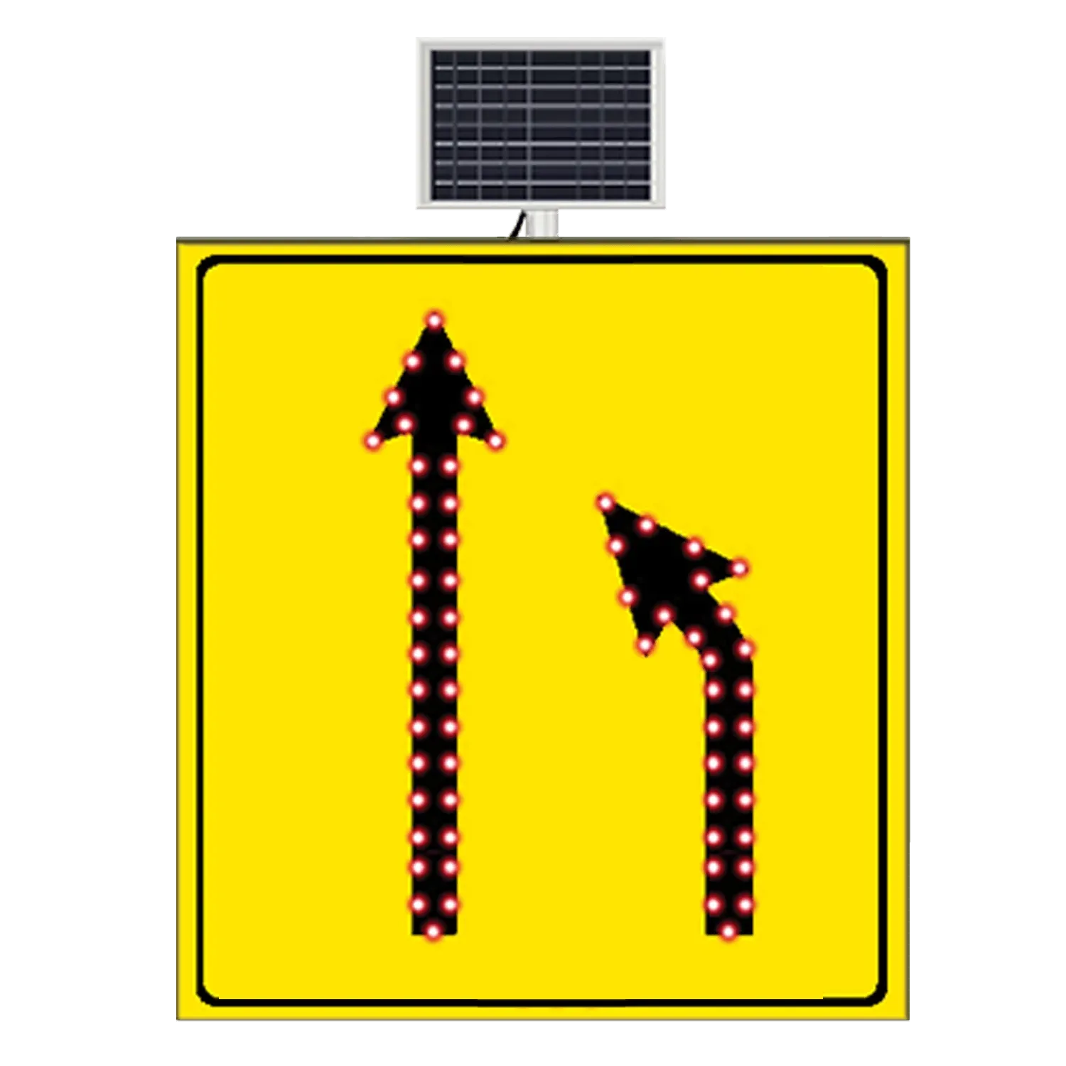 DARALAN YOL SAĞ YOLDAN SOL YOLA SARI ZEMİN LEVHASI 100x100 CM