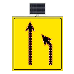 DARALAN YOL SAĞ YOLDAN SOL YOLA SARI ZEMİN LEVHASI 100x100 CM