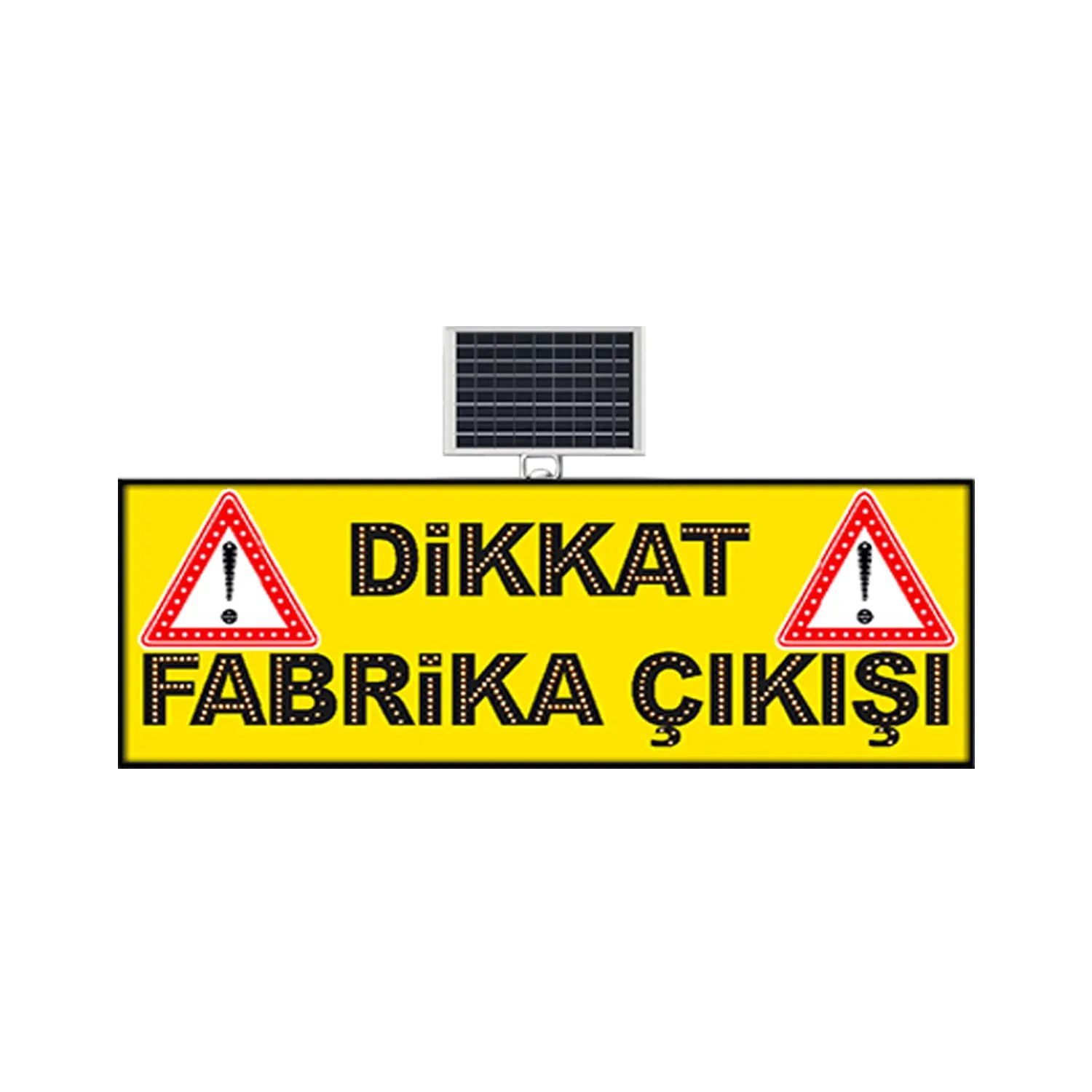 DİKKAT FABRİKA ÇIKIŞI SARI ZEMİN LEVHASI 110x175 CM