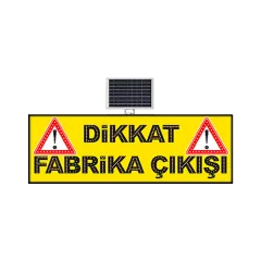 DİKKAT FABRİKA ÇIKIŞI SARI ZEMİN LEVHASI 110x175 CM