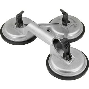 Tomax Alüminyum Cam Vantuzu 3’lü 123 mm 155 Kg