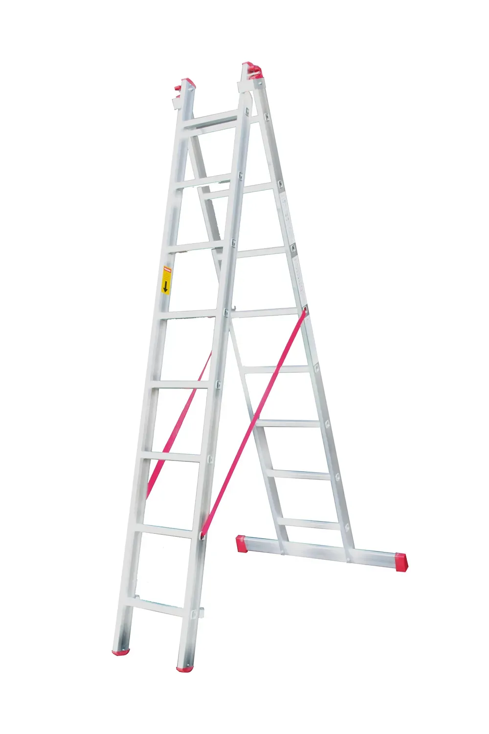 2x6=12 2 Parçalı Alüminyum Sürgülü A Tipi Merdiven SATM.08