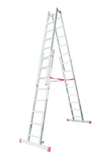 6 Mt (2x3) A Tipi Çift Sürgülü Alüminyum Merdiven ATCSM.03