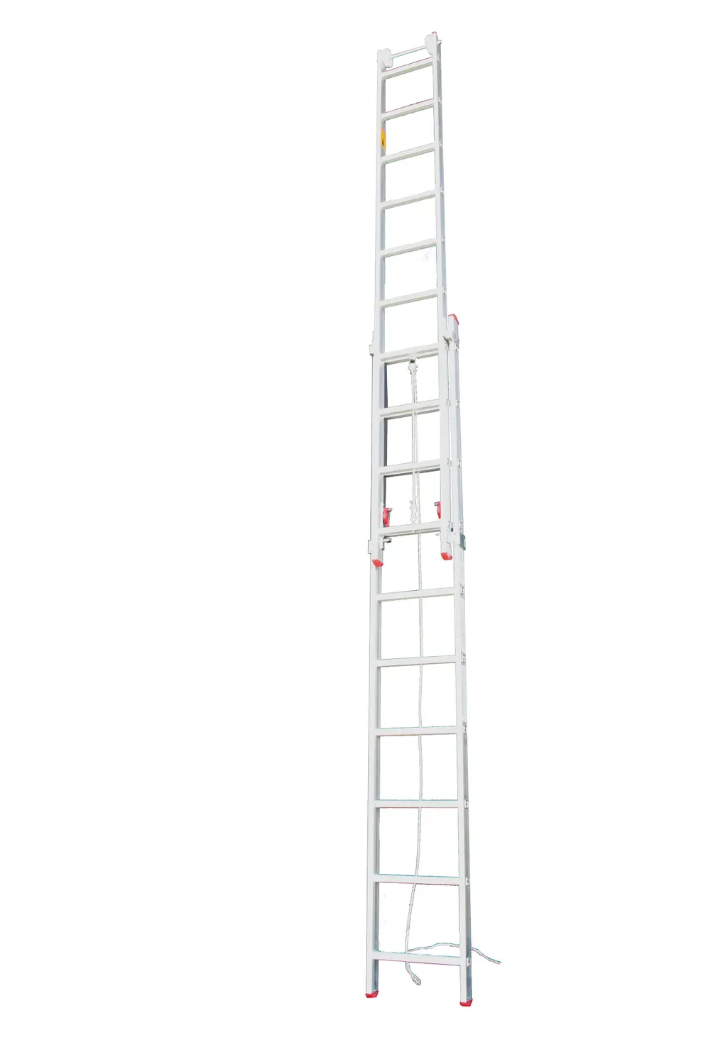 12 Mt (2x6) 2 Parça İpli Makaralı Alüminyum Sürgülü Merdiven