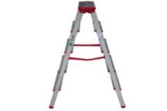 5 BASAMAKLI ÇİFT ÇIKIŞLI ALÜMİNYUM MERDİVEN