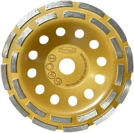 Tomax Elmaslı Beton Yüzey Temizleme Diski (Çift Sıra)