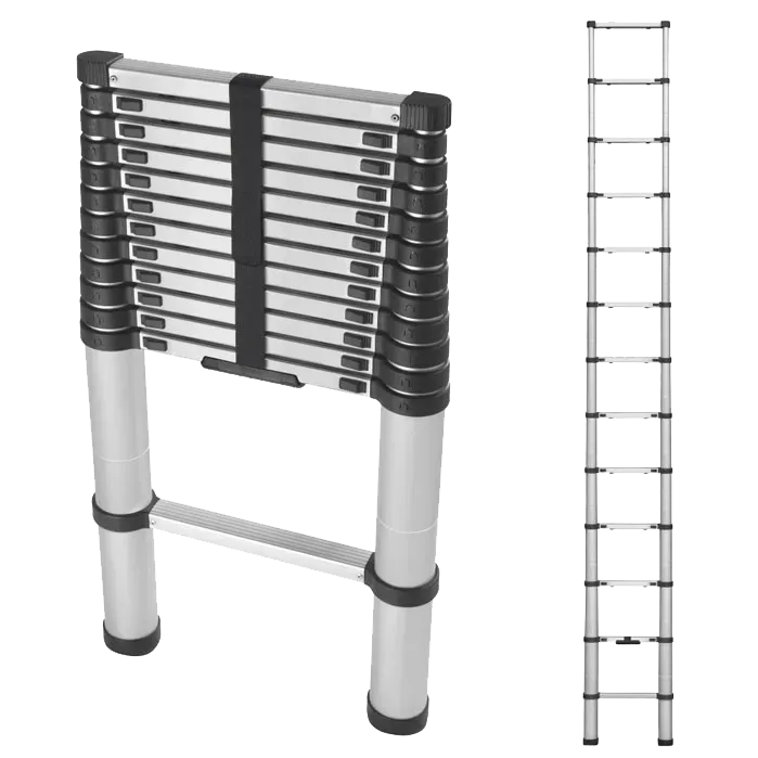 3,20 MT TEK PARÇALI TELESKOPİK ALÜMİNYUM MERDİVEN