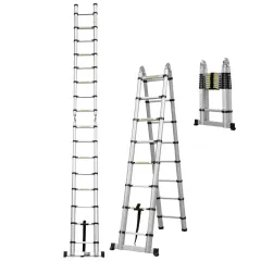 4,40 MT A TİPİ TELESKOPİK ALÜMİNYUM MERDİVEN