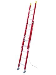 12 Basamaklı (2x6) Fiber İzole 2 Parça Sürgülü Merdiven FSM-206