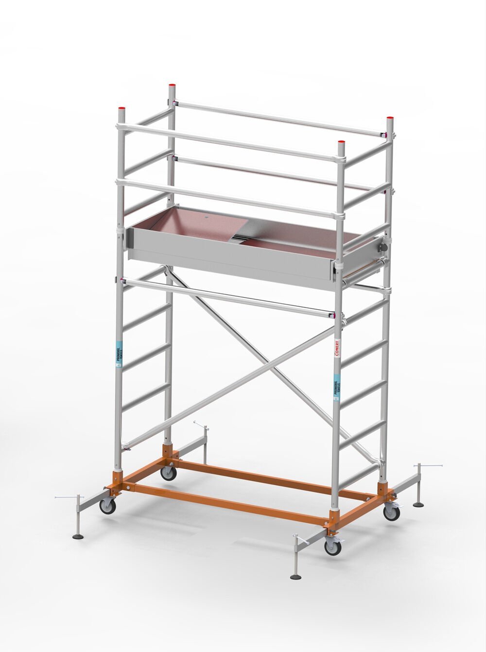 4,80 Mt Alüminyum Promobil İskele 100x200 cm