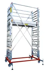 4,00 Mt (2x2) Alüminyum Fastmobil İskele 60x158 cm