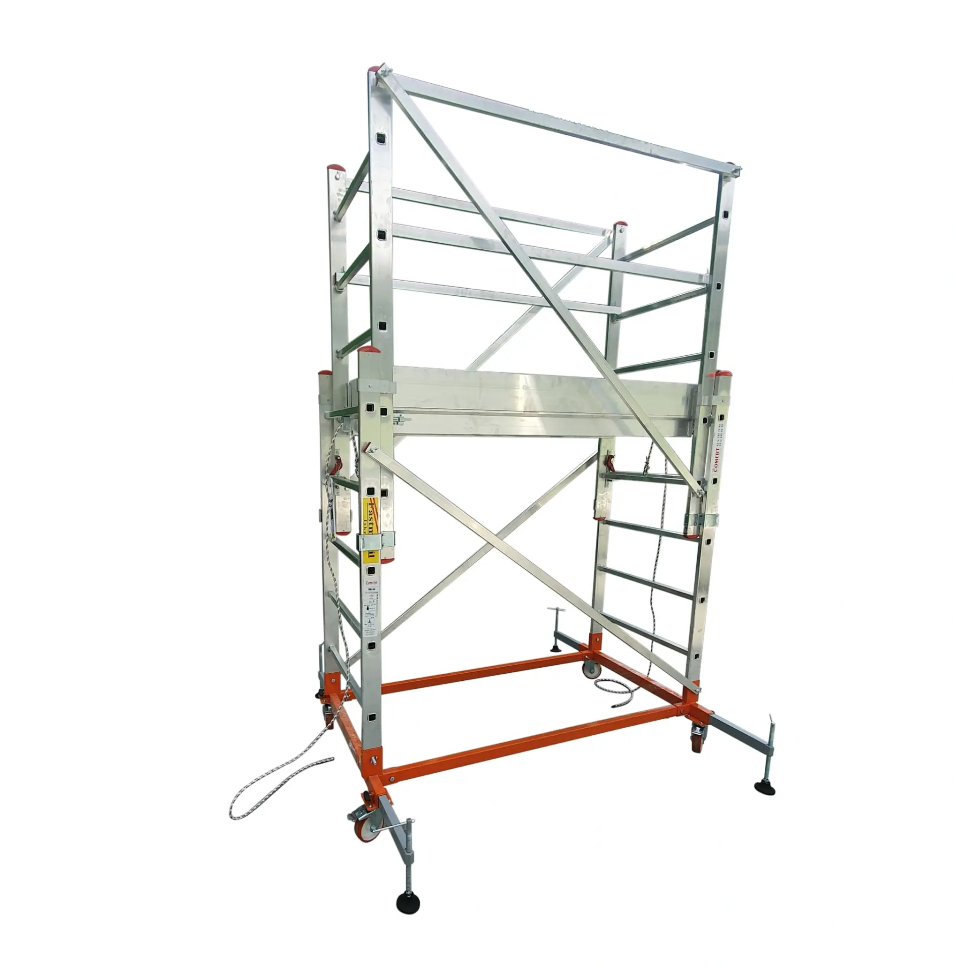 5,00 (2x2,5) Mt Alüminyum İpli Makaralı Fastmobil İskele 60x158 cm