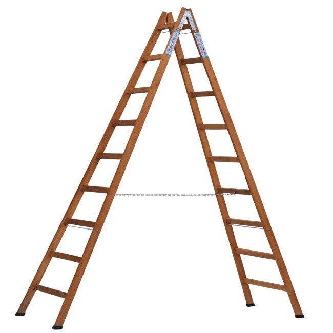 9 Basamak A TİPİ Ahşap Merdiven 290 cm