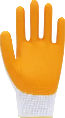 Beybi PN5 Sarı Beyaz Polyester Örme Nitril Eldiven